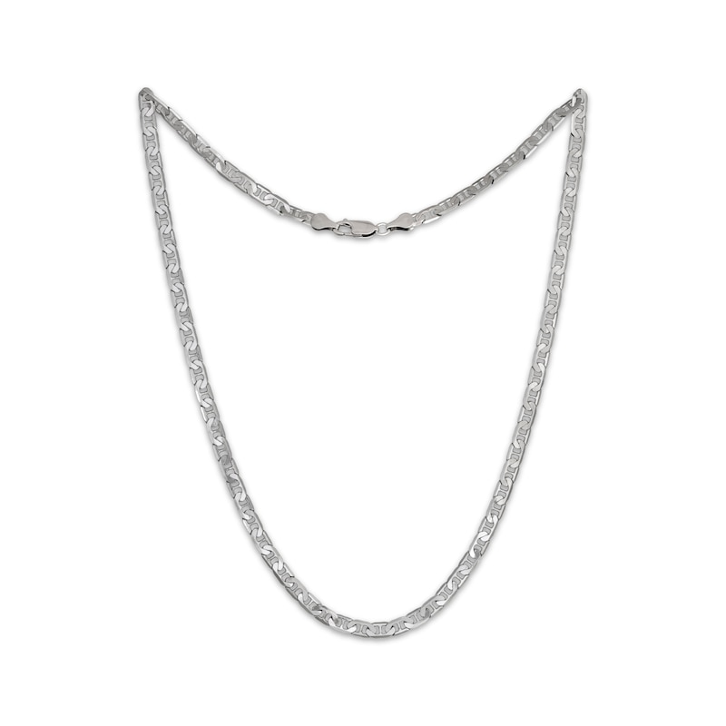 Main Image 2 of Solid Mariner Chain Necklace 4.8mm Sterling Silver 20&quot;