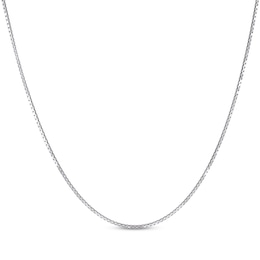 Solid Box Chain Necklace 1.2mm Sterling Silver 18&quot;