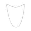 Thumbnail Image 1 of Solid Box Chain Necklace 1.2mm Sterling Silver 20"