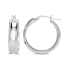 Thumbnail Image 2 of Concave Hoop Earrings Sterling Silver 25.7mm