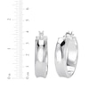 Thumbnail Image 3 of Concave Hoop Earrings Sterling Silver 25.7mm