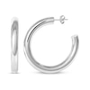 Thumbnail Image 0 of Tube Hoop Earrings Sterling Silver 38mm