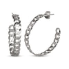 Thumbnail Image 0 of Curb Chain Open Hoop Earrings Sterling Silver 32.89mm