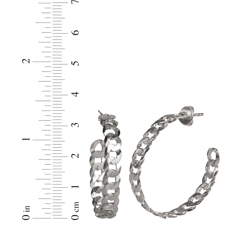 3 Link Curb Chain Earrings