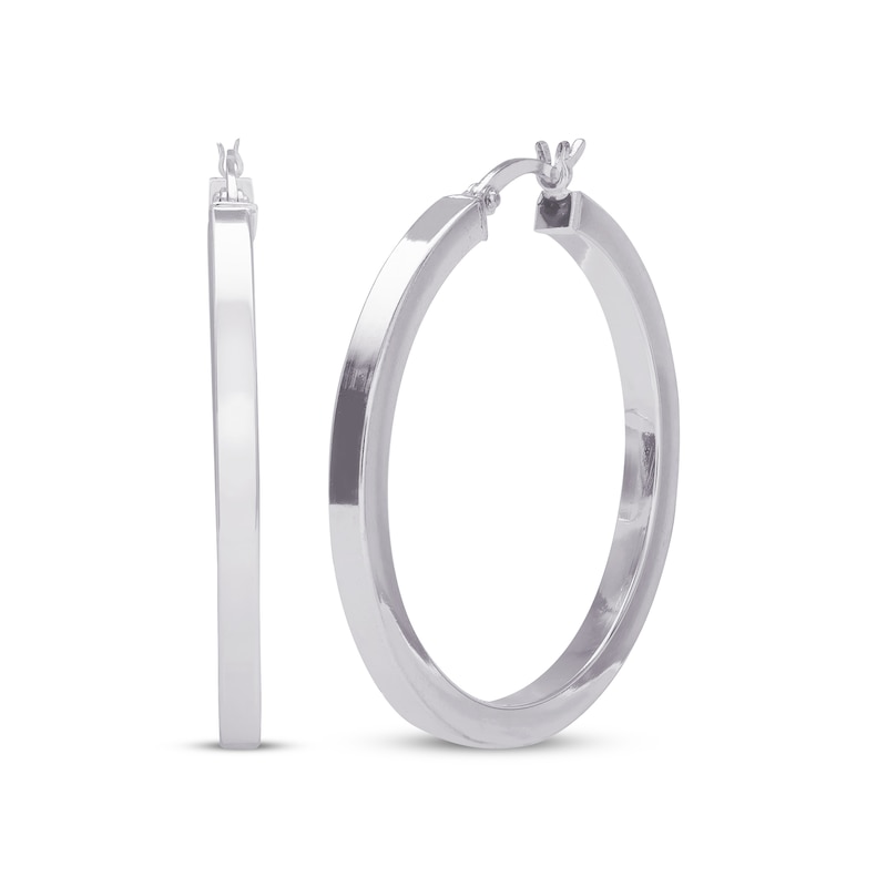 Main Image 1 of Hoop Earrings Sterling Silver 43mm