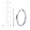 Thumbnail Image 4 of Hoop Earrings Sterling Silver 43mm