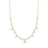 Thumbnail Image 1 of Diamond Trios Drop Necklace 1/2 ct tw 10K Yellow Gold 18&quot;