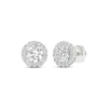 Thumbnail Image 1 of Lab-Grown Diamonds by KAY Halo Stud Earrings 1-1/2 ct tw 14K White Gold (F/SI2)