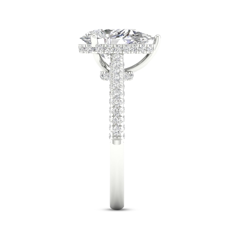 Main Image 3 of Lab-Grown Diamonds by KAY Pear-Shaped Engagement Ring 2-1/2 ct tw 14K White Gold