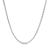 Thumbnail Image 1 of Solid Wheat Chain Necklace 3mm Stainless Steel 18&quot;