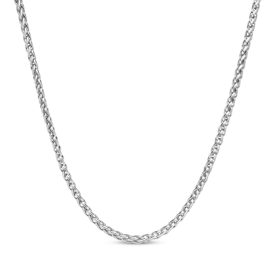 Wheat Chain Necklace 3mm Solid Stainless Steel 18"