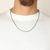 Thumbnail Image 4 of Solid Wheat Chain Necklace 3mm Stainless Steel 18&quot;