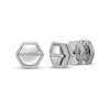 Thumbnail Image 1 of Men's Hexagon Stud Earrings Stainless Steel