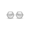 Thumbnail Image 2 of Men's Hexagon Stud Earrings Stainless Steel