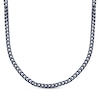 Thumbnail Image 1 of Solid Foxtail Chain Necklace Blue Ion-Plated Stainless Steel 24&quot;