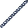 Thumbnail Image 2 of Solid Foxtail Chain Necklace Blue Ion-Plated Stainless Steel 24&quot;