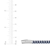 Thumbnail Image 4 of Solid Foxtail Chain Necklace Blue Ion-Plated Stainless Steel 24&quot;