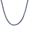 Thumbnail Image 1 of Solid Link Chain Necklace Gray Ion-Plated Stainless Steel 24&quot;