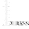 Thumbnail Image 4 of Solid Woven Layered Bracelet 12mm Stainless Steel with Black Ion Plating 9.25&quot;