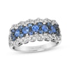 Thumbnail Image 1 of Le Vian Sapphire Waterfall Ring 1/2 ct tw Diamonds 14K Vanilla Gold