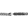 Thumbnail Image 3 of Solid Curb Chain Necklace 11mm Black Ion-Plated Stainless Steel 20&quot;