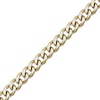 Thumbnail Image 2 of Solid Curb Chain Necklace 11mm Yellow Ion-Plated Stainless Steel 18&quot;