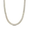 Thumbnail Image 1 of Solid Curb Chain Necklace 11mm Yellow Ion-Plated Stainless Steel 20&quot;