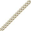 Thumbnail Image 2 of Solid Curb Chain Necklace 11mm Yellow Ion-Plated Stainless Steel 24&quot;