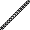 Thumbnail Image 2 of Solid Curb Chain Necklace 11mm Black Ion-Plated Stainless Steel 18&quot;