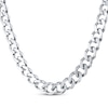 Thumbnail Image 1 of Solid Curb Chain Necklace 11mm Stainless Steel 18&quot;