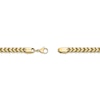 Thumbnail Image 3 of Solid Foxtail Chain Necklace 6mm Yellow Ion-Plated Stainless Steel 30&quot;