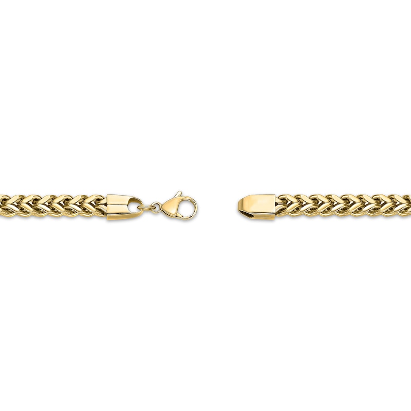 14k Yellow Gold Foxtail Chain Necklace