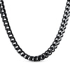 Thumbnail Image 1 of Solid Foxtail Chain Necklace 6mm Black Ion-Plated Stainless Steel 18&quot;