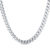 Thumbnail Image 1 of Solid Foxtail Chain Necklace 6mm Stainless Steel 18&quot;