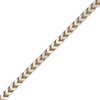 Thumbnail Image 1 of Solid Foxtail Chain Necklace 5mm Stainless Steel & Yellow Ion-Plating 18"