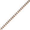 Thumbnail Image 2 of Foxtail Chain Necklace 5mm Solid Stainless Steel & Yellow Ion-Plating 20&quot;