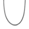 Thumbnail Image 1 of Solid Foxtail Chain Necklace 5mm Black Ion-Plated Stainless Steel 20&quot;