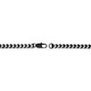 Thumbnail Image 3 of Solid Foxtail Chain Necklace 5mm Black Ion-Plated Stainless Steel 20&quot;