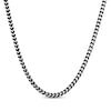 Thumbnail Image 1 of Foxtail Chain Necklace 4mm Solid Stainless Steel & Black Ion-Plating 20&quot;