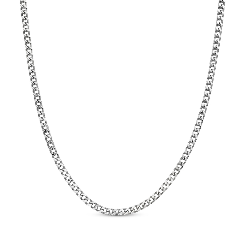 Main Image 1 of Foxtail Chain Necklace 4mm Solid Stainless Steel 20&quot;