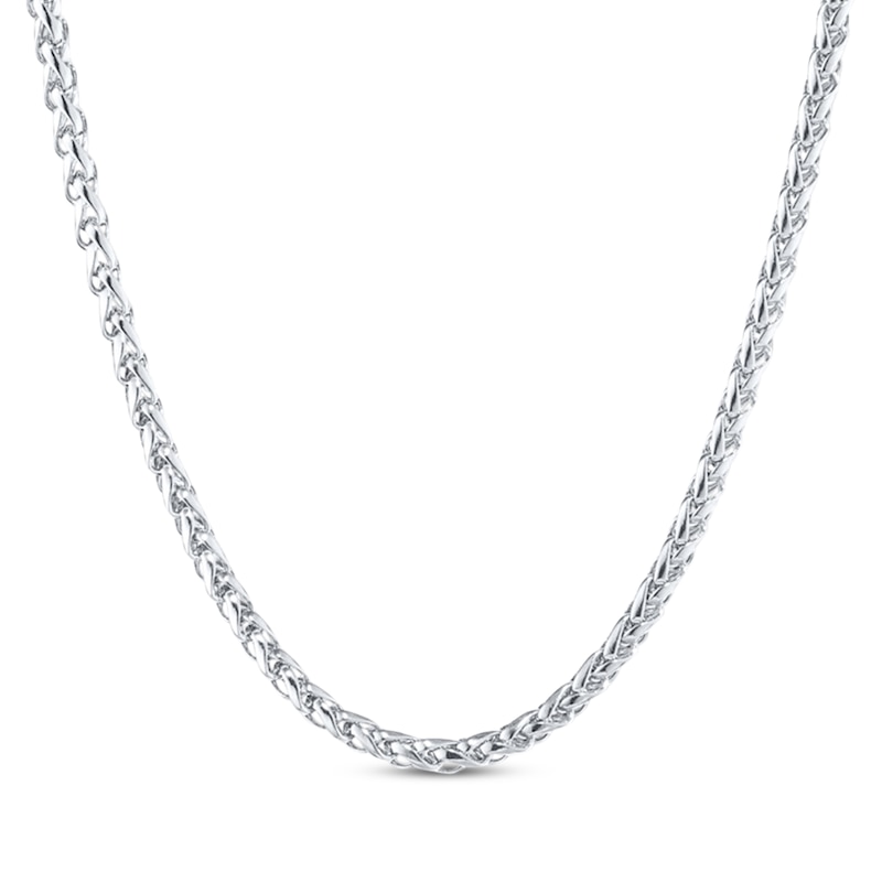 Main Image 1 of Solid Wheat Chain Necklace 3.5mm Stainless Steel 18&quot;