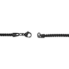 Thumbnail Image 3 of Solid Foxtail Chain Necklace 2.5mm Black Ion-Plated Stainless Steel 30&quot;