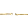 Thumbnail Image 3 of Solid Foxtail Chain Necklace 2.5mm Yellow Ion-Plated Stainless Steel 22&quot;