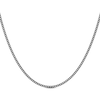 Thumbnail Image 1 of Curb Chain Necklace 2mm Black Ion-Plated Solid Stainless Steel 18&quot;