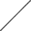 Thumbnail Image 2 of Solid Curb Chain Necklace 2mm Black Ion-Plated Stainless Steel 18&quot;