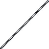 Thumbnail Image 2 of Solid Curb Chain Necklace 2mm Black Ion-Plated Stainless Steel 24&quot;