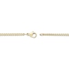 Thumbnail Image 3 of Solid Curb Chain Necklace 2mm Yellow Ion-Plated Stainless Steel 24&quot;