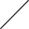 Thumbnail Image 2 of Solid Box Chain Necklace 2mm Black Ion-Plated Stainless Steel 18&quot;