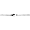 Thumbnail Image 3 of Solid Box Chain Necklace 2mm Black Ion-Plated Stainless Steel 18&quot;