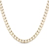 Thumbnail Image 1 of Fancy Link Chain Necklace 13mm Yellow Ion-Plated Stainless Steel 24&quot;